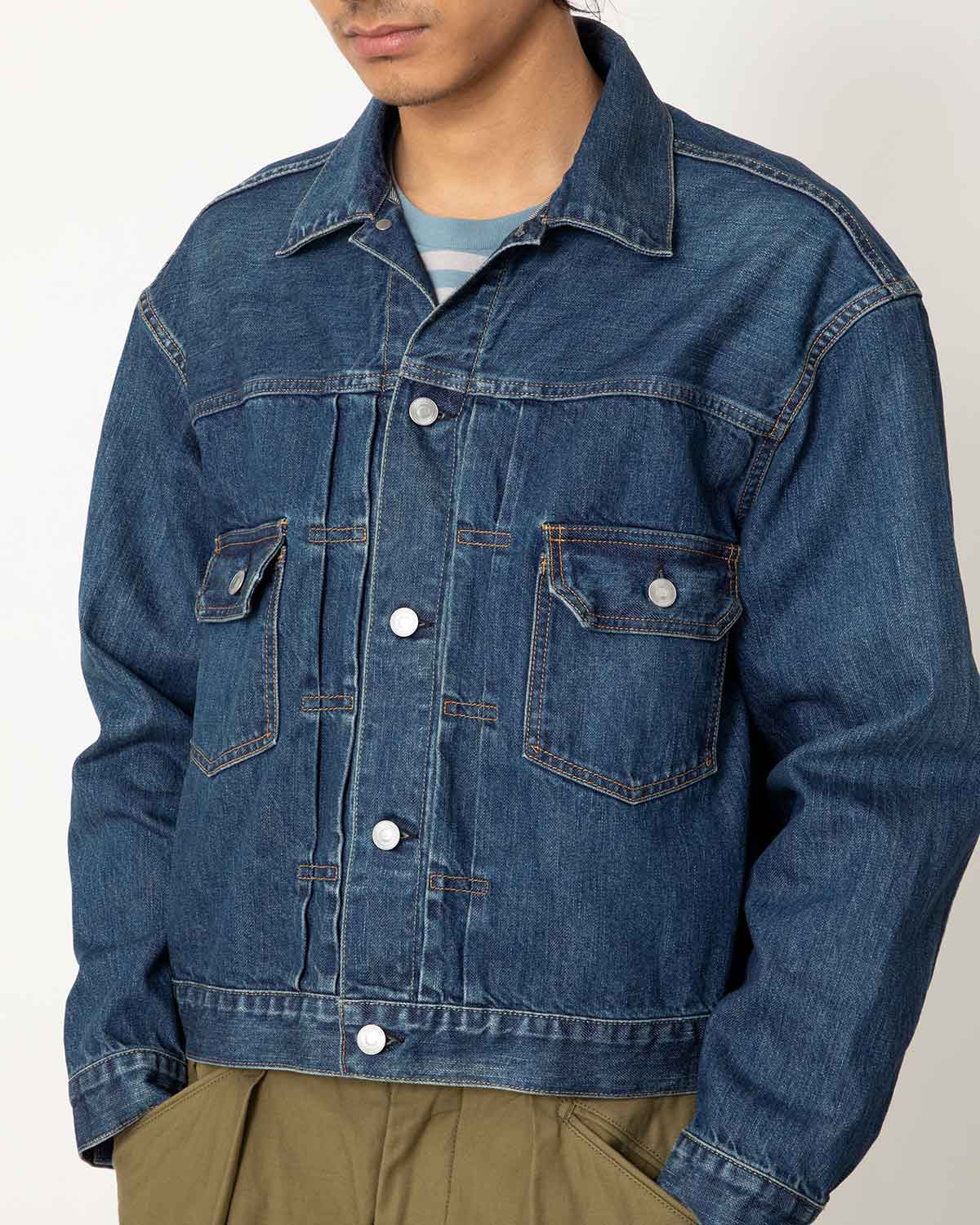 激安価格の ジャケット・アウター A.PRESSE 48 L Jacket Denim 