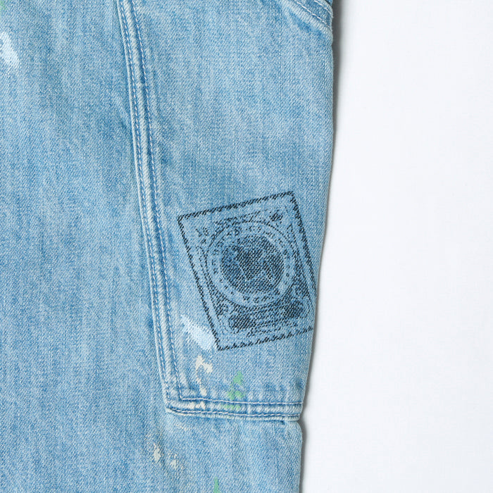 Liberaiders STAMPED DENIM SARROUEL PANTS – unexpected store