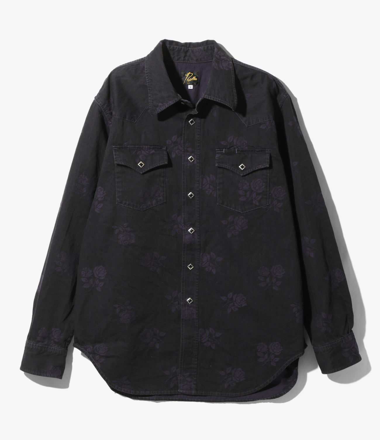 Needles Western Shirt - 8oz Denim / Rose Jq.