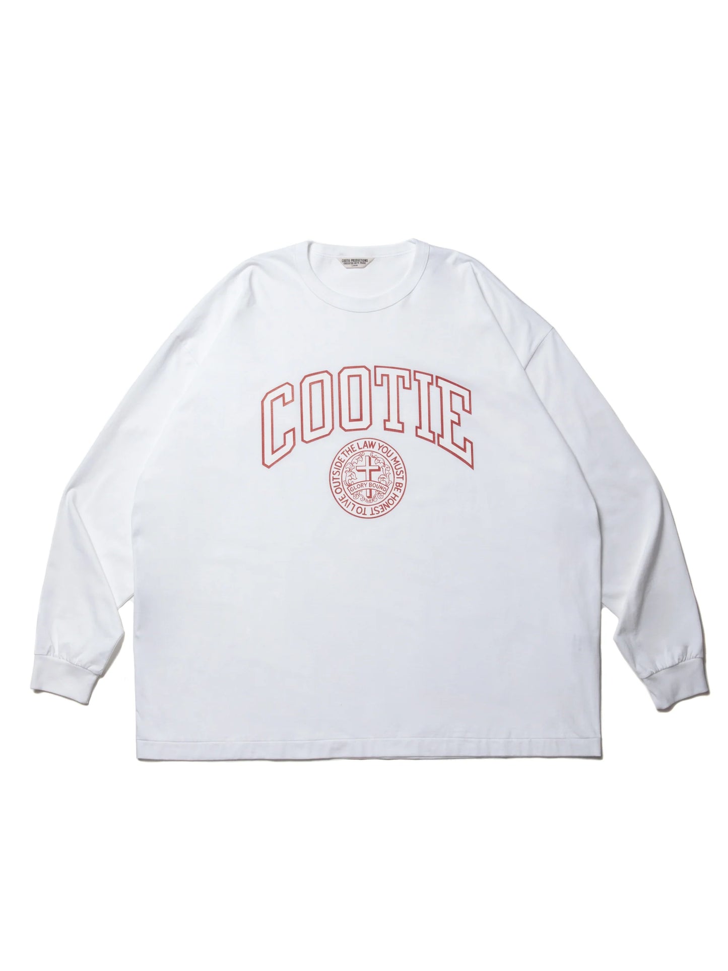 COOTIE PRODUCTIONS PRINT OVERSIZED L/S TEE (COLLEGE)