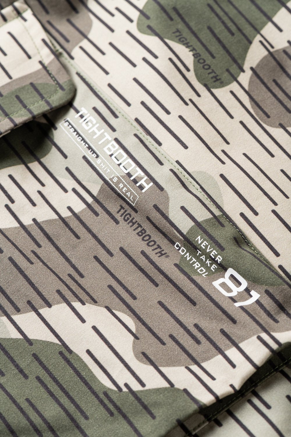 TIGHTBOOTH RAIN CAMO BDU SWING TOP – unexpected store