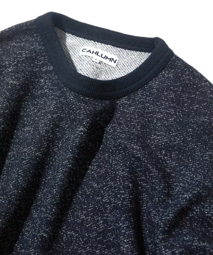 CAHLUMN Merino Wool＋Cotton Loop Back heather Sweatshirt