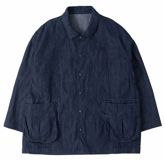 Porter Classic CLASSIC DENIM MIL-SHIRT JACKET