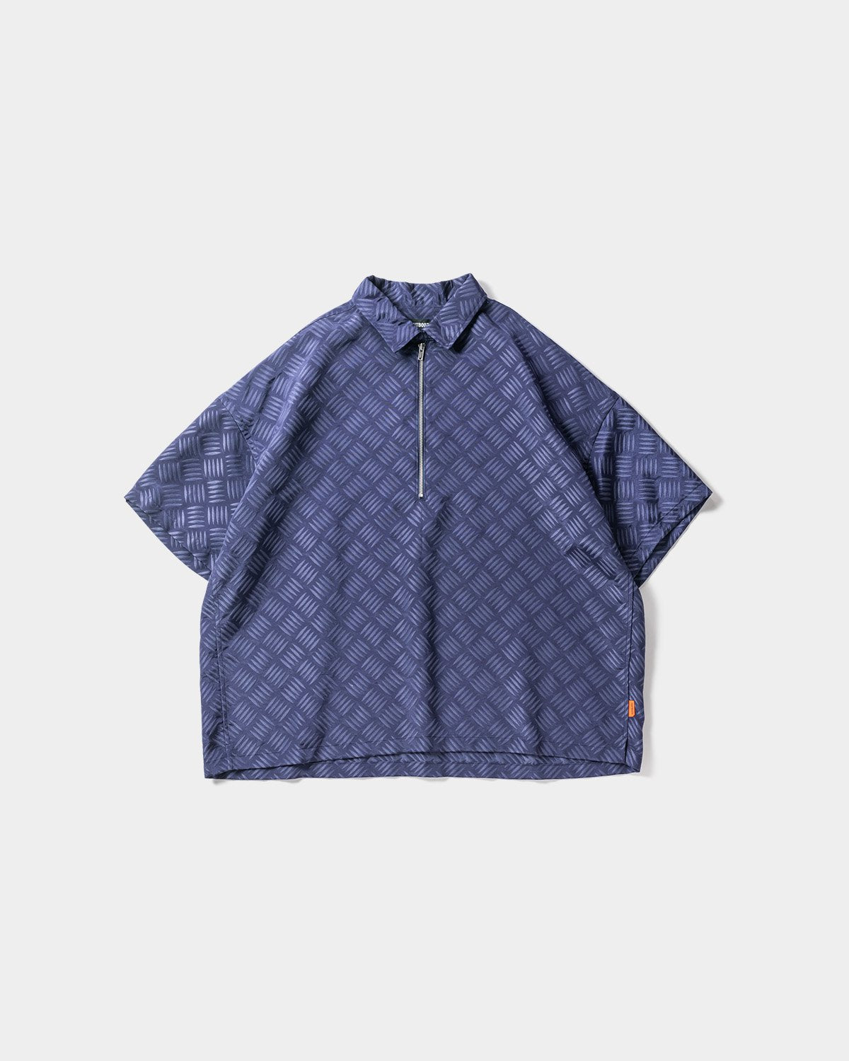 TIGHTBOOTH CHECKER PLATE HALF ZIP SHIRT