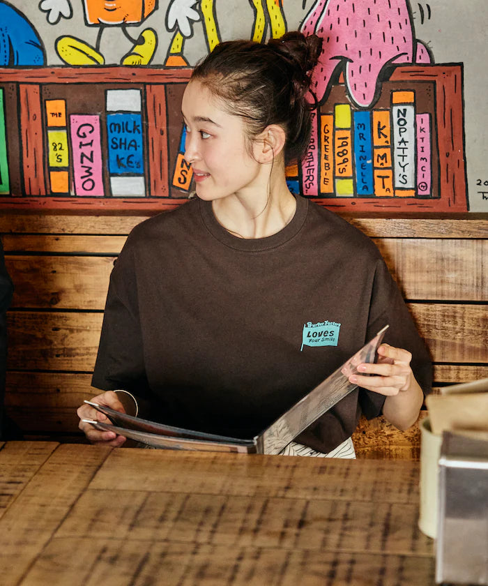 Burger Factory x FREAK'S STORE Burger Factory Special Big Silhouette Back Print Crew Neck T-shirt