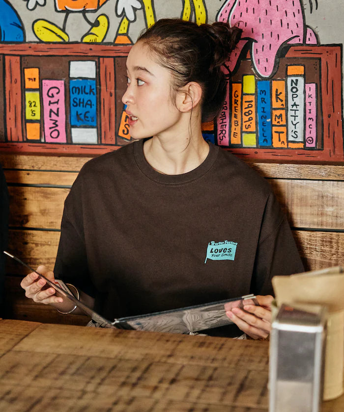 Burger Factory x FREAK'S STORE Burger Factory Special Big Silhouette Back Print Crew Neck T-shirt