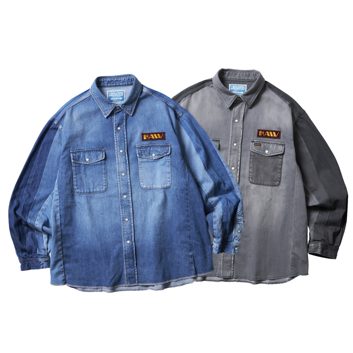 Liberaiders REMAKE DENIM SHIRT