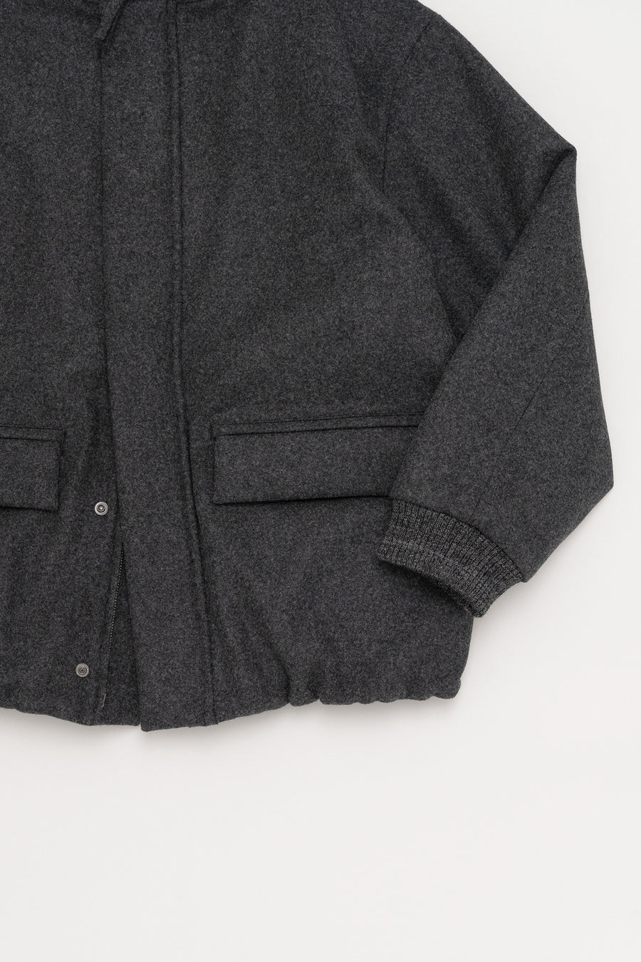 STILL BY HAND Padded Wool Blouson