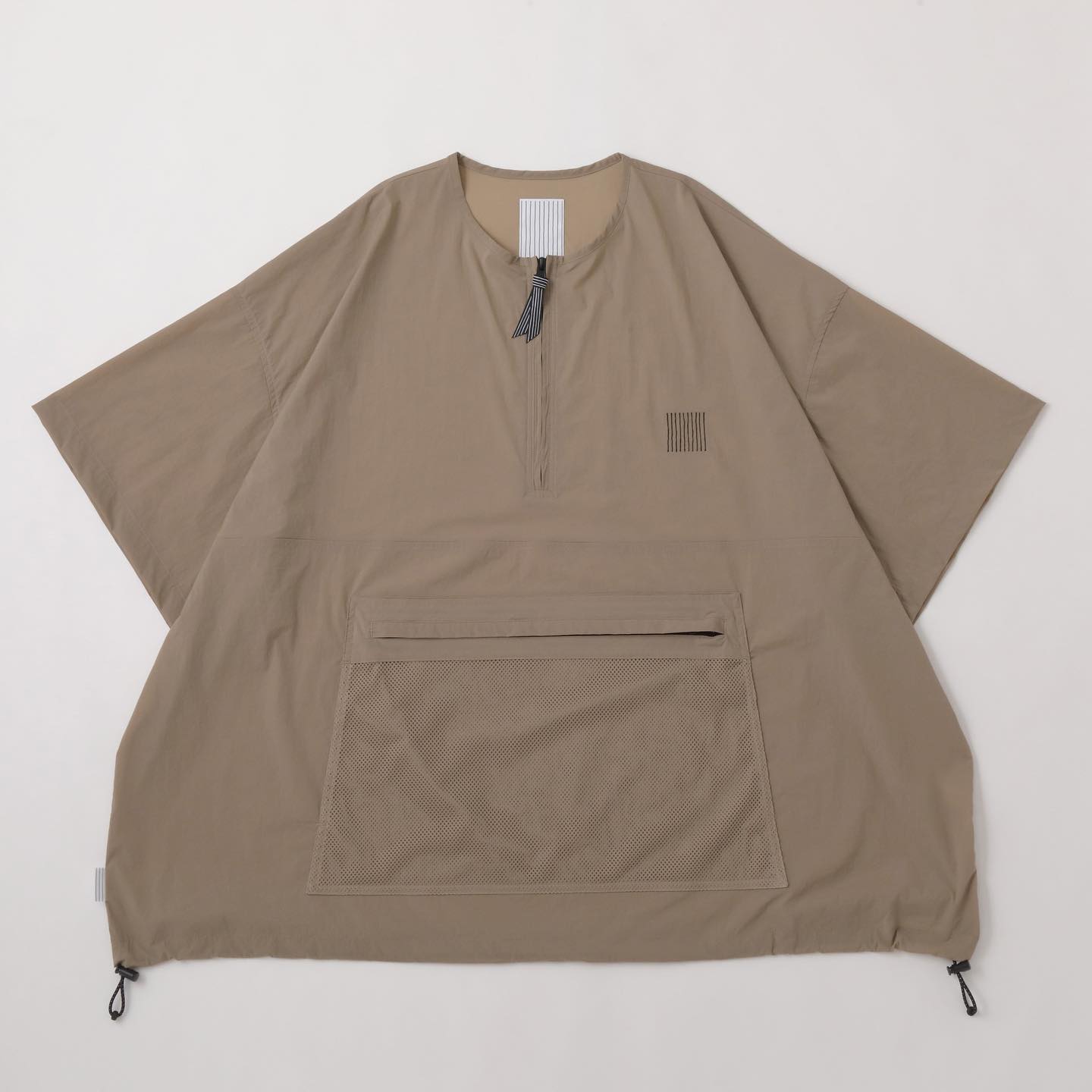 S.F.C HALF ZIP NYLON SHIRT