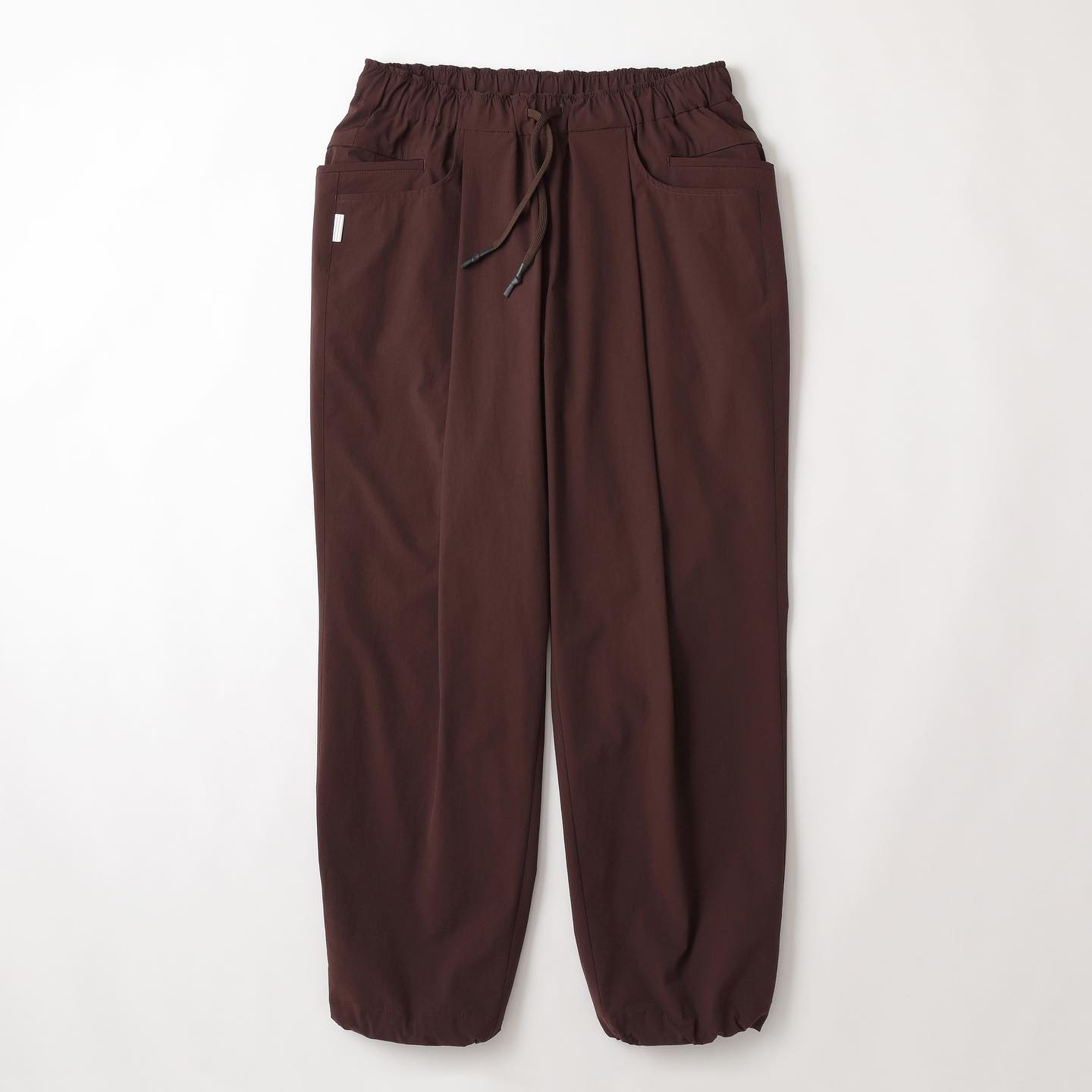 SEE SEE WIDE TAPERED EASY PANTS NYLON XL