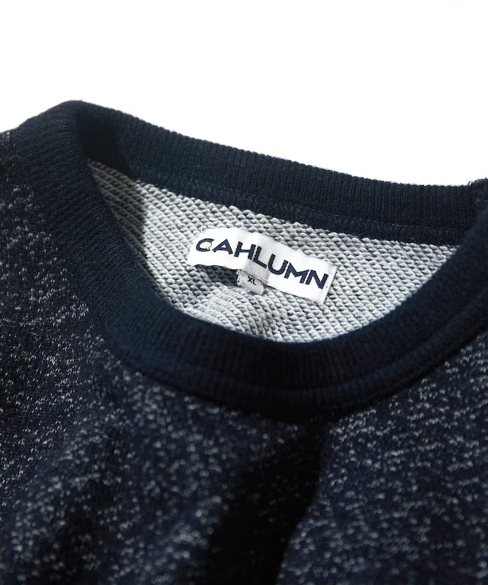 CAHLUMN Merino Wool＋Cotton Loop Back heather Sweatshirt