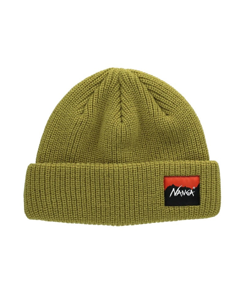 NANGA BOX LOGO BULKY BEANIE