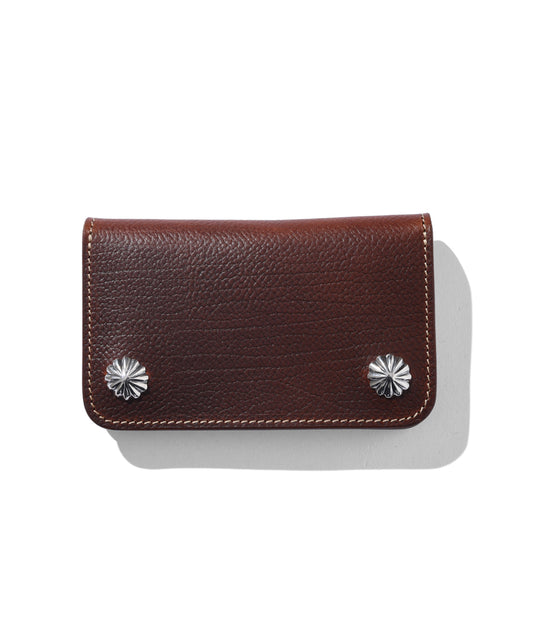 LARRY SMITH EMBOSSED TRUCKERS WALLET SMALL "SHELL"