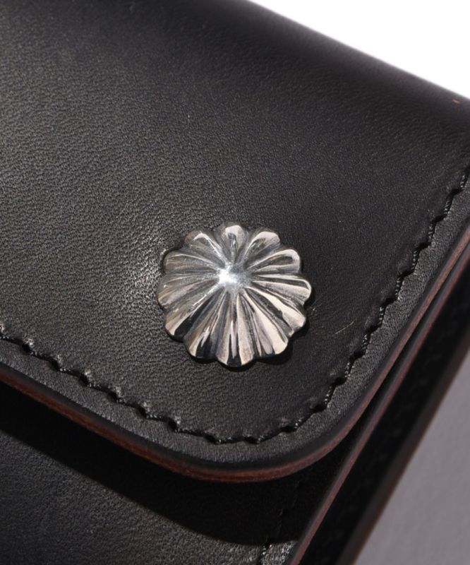 LARRY SMITH FLAP TRAVELERS WALLET "SHELL"