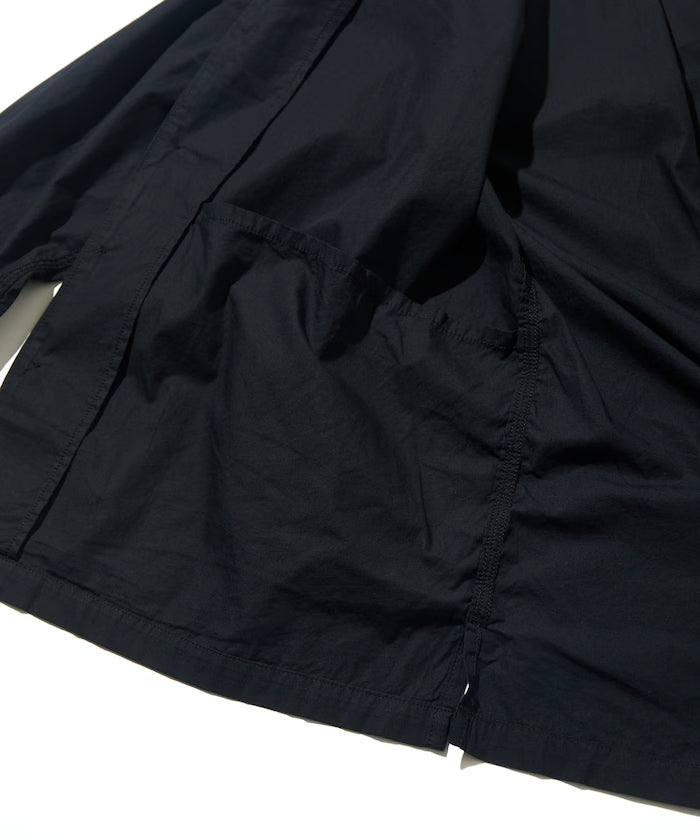 CAHLUMN Magazine Pocket Broadcloth Open Collar Shirt