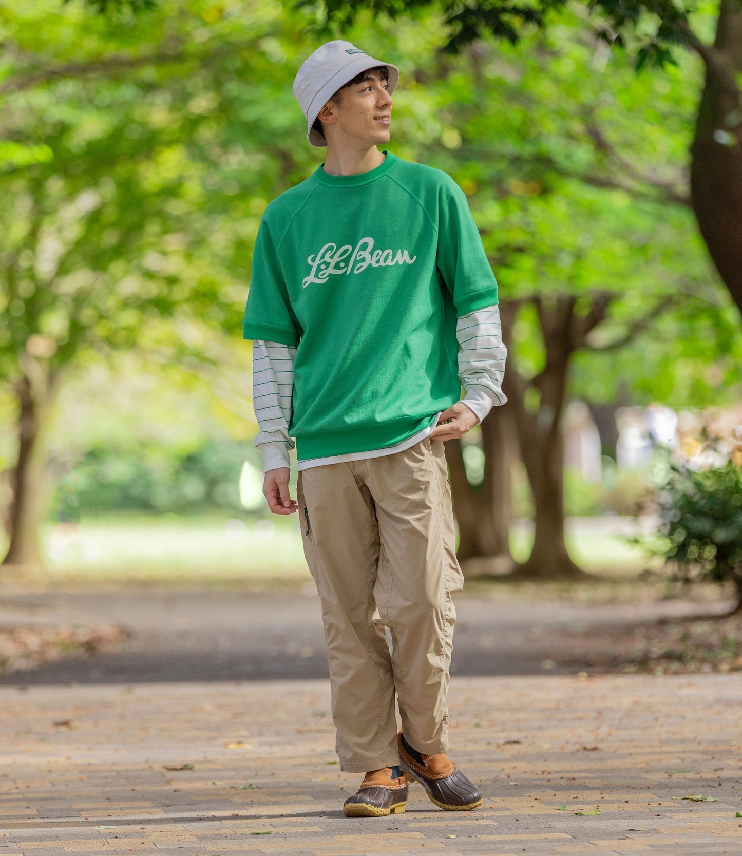 L.L.Bean JAPAN EDITION Portage Short-Sleeve Sweatshirt