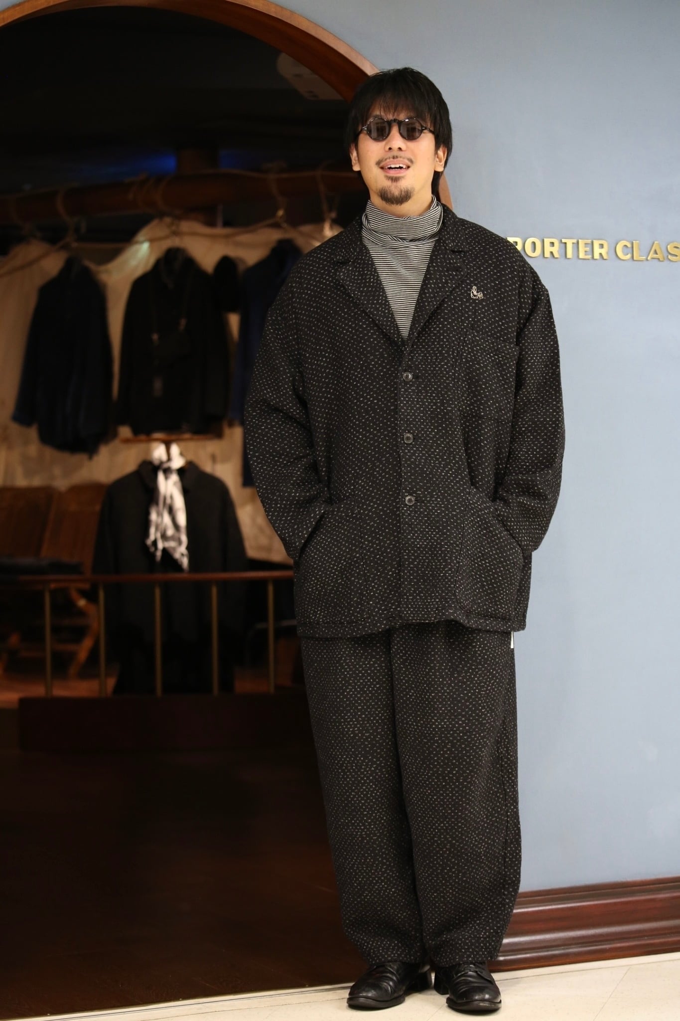 Porter Classic NEW SASHIKO WIDE JACKET