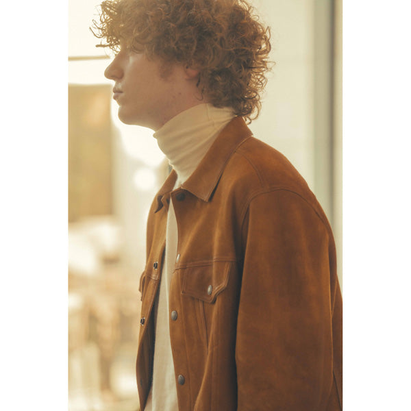 Sandro suede jacket on sale mens