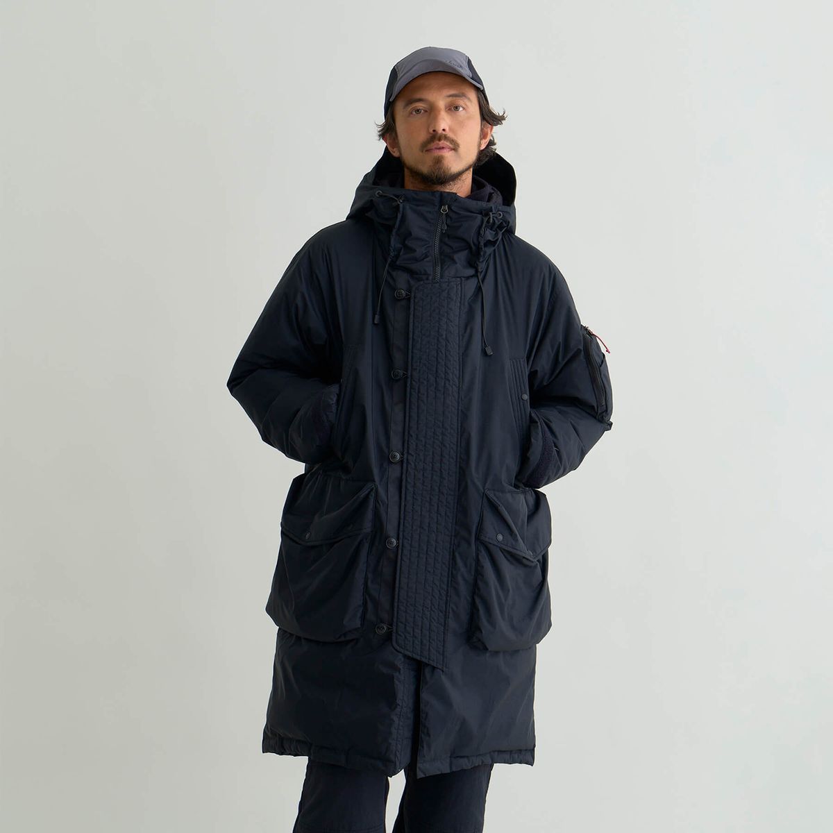 NANGA AURORA TEX DOWN FIELD HALF COAT