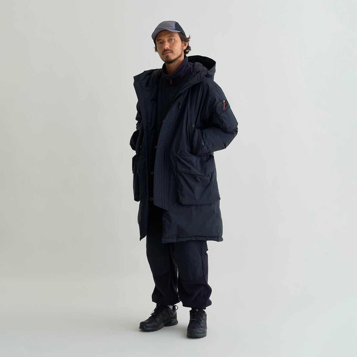 NANGA AURORA TEX DOWN FIELD HALF COAT