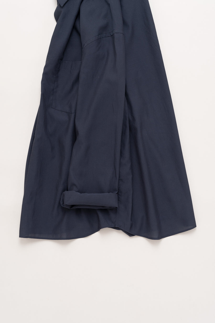 トップス STILL BY HAND SILKETE COTTON SWEAT NAVY Still By Hand Men's Sweatshirt 1 Navy Blue Cotton Single V