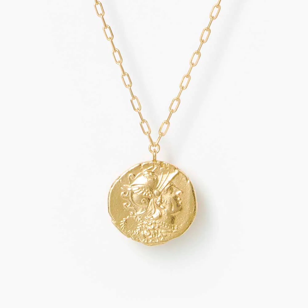 MARIHA Ancient Memories Necklace Athena/Warriors (gold colored)