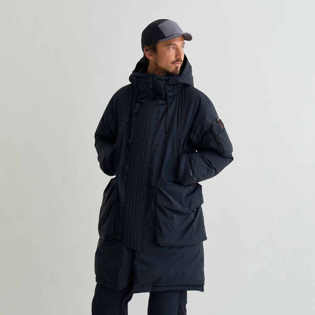 NANGA AURORA TEX DOWN FIELD HALF COAT