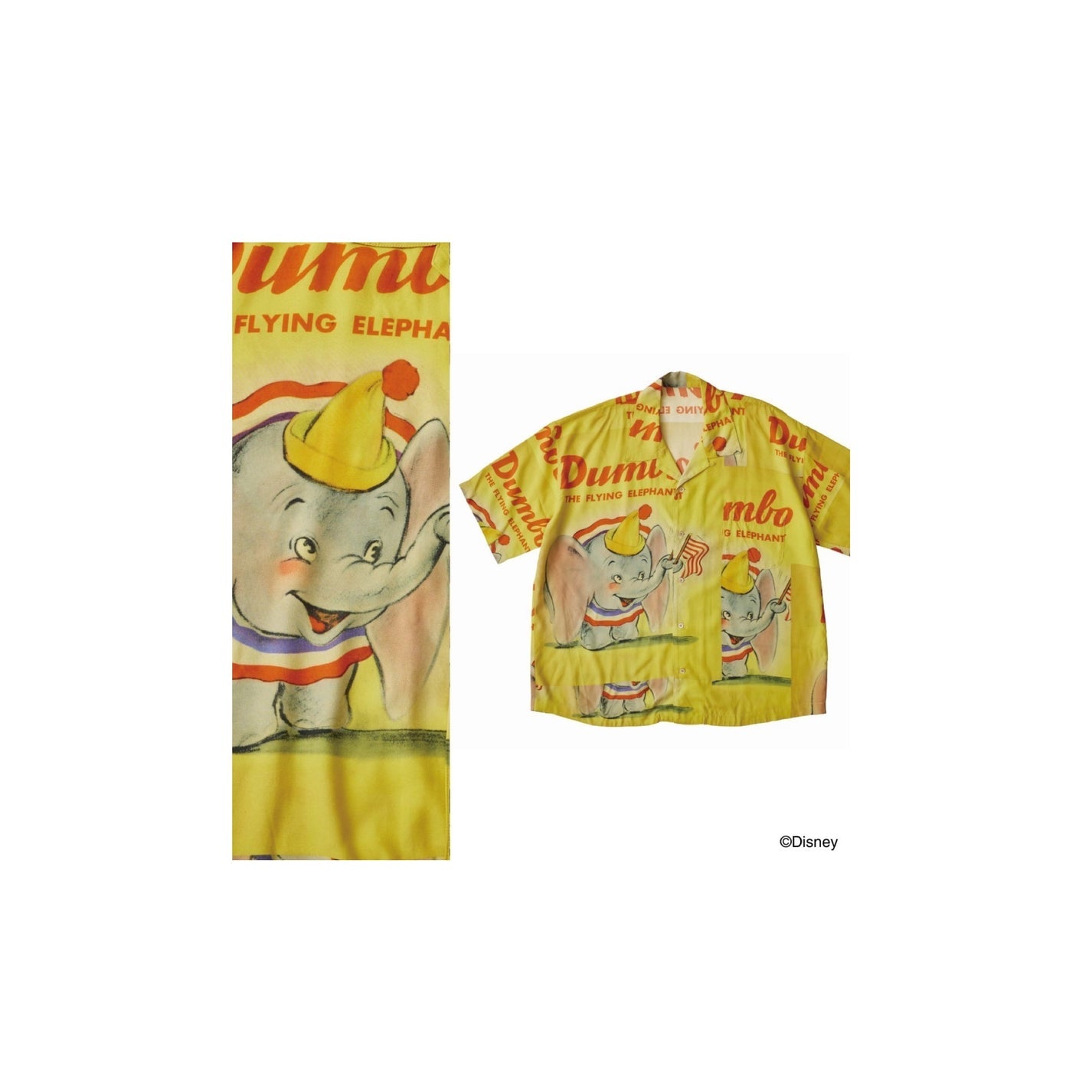 Porter Classic DISNEY V/P PC ALOHA COLLECTION ALOHA SHIRT / DUMBO