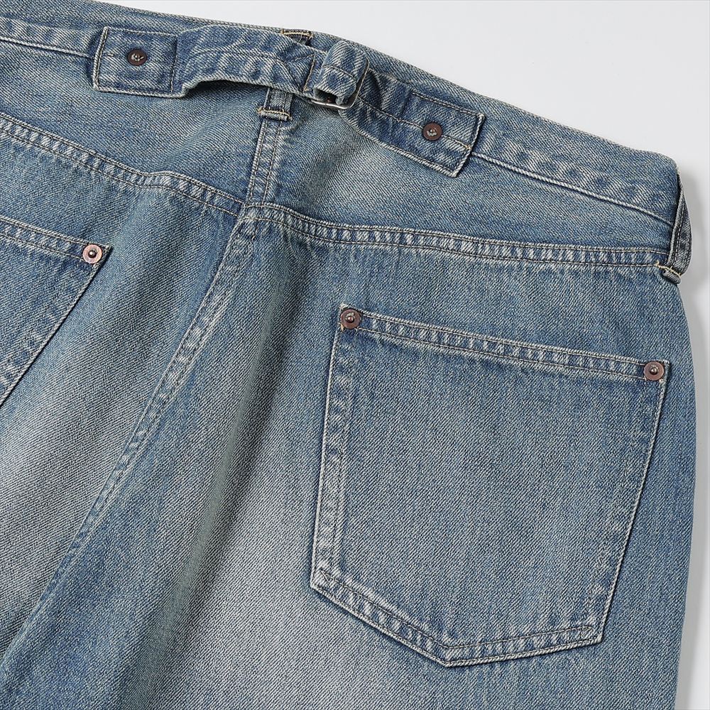 A.PRESSE No.22 Washed Wide Denim Pants