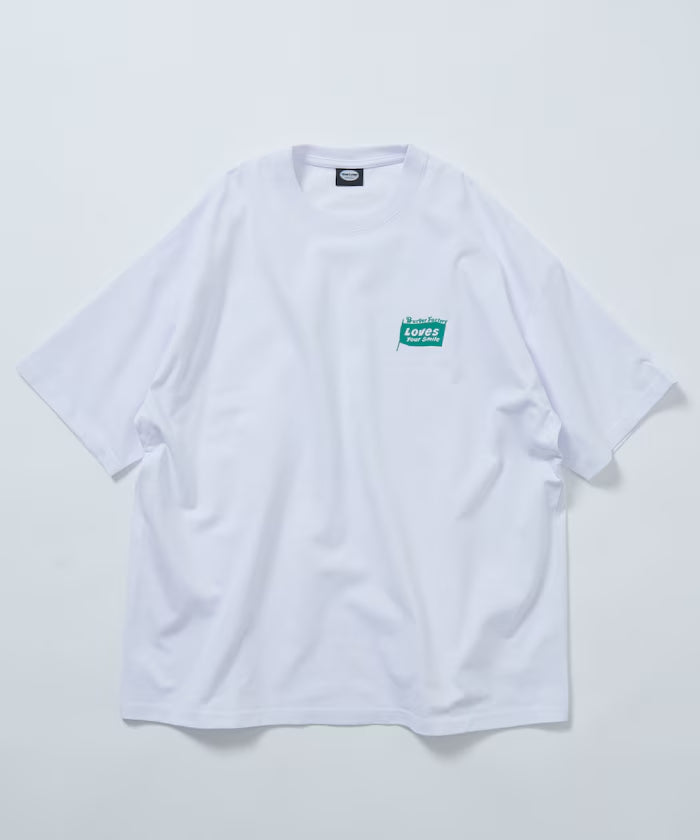 Burger Factory x FREAK'S STORE Burger Factory Special Big Silhouette Back Print Crew Neck T-shirt
