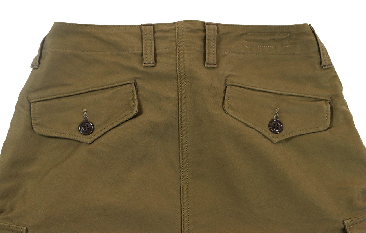 FREEWHEELERS GROUND CREW TROUSERS MILITARY MOLESKIN