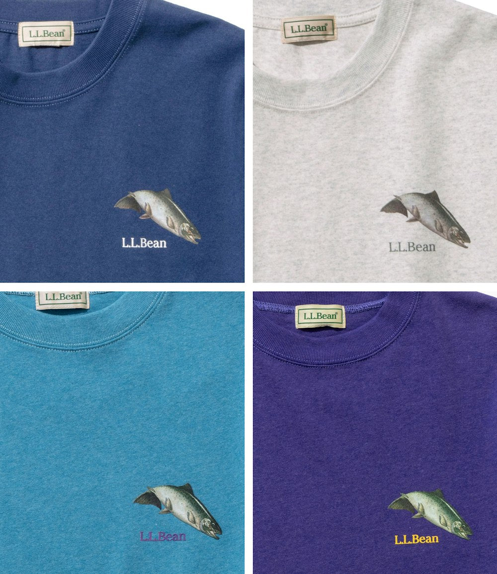 L.L.Bean JAPAN EDITION Women's Bean's 1980 Short-Sleeve Catalog Trout Tee