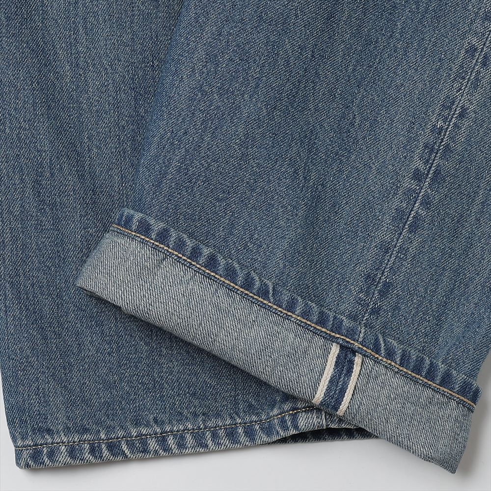 A.PRESSE No.22 Washed Wide Denim Pants