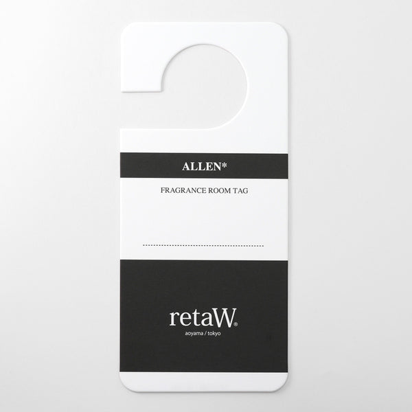 retaW Fragrance Room Tag ALLEN