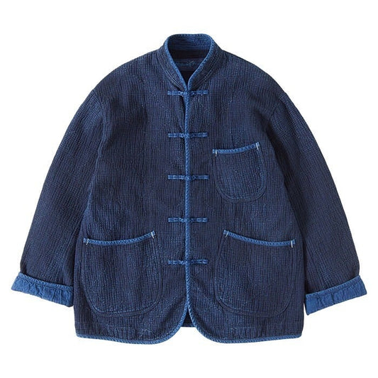 Porter Classic NEW SASHIKO LIGHT CHINESE JACKET