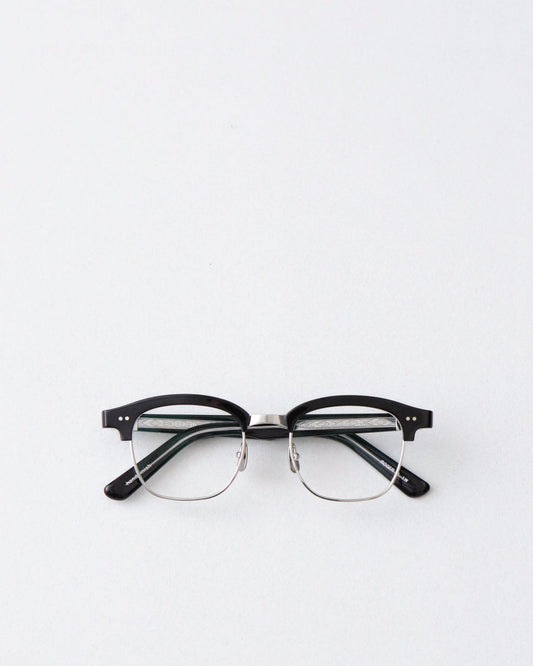 YELLOWS PLUS ROGER EYEGLASS FRAME Black Silver