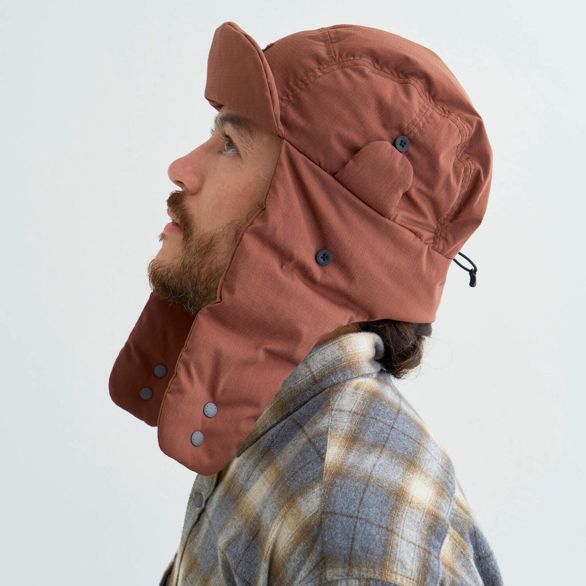 NANGA HINOC RIPSTOP DOWN EAR FLAP CAP