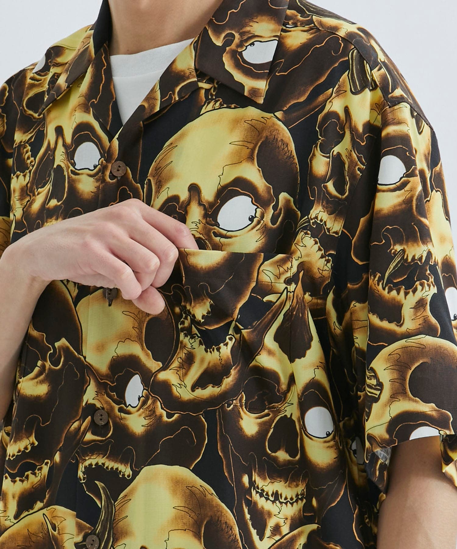 WACKOMARIA】(金)56 TATTOO SHIRT L/S／新品タグ付 - シャツ