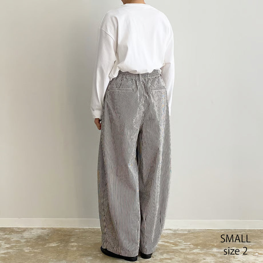 HARVESTY STRIPES CIRCUS PANTS