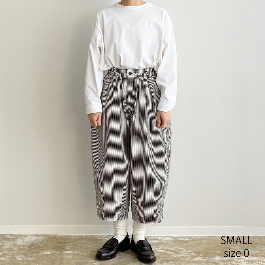 HARVESTY STRIPES CIRCUS PANTS