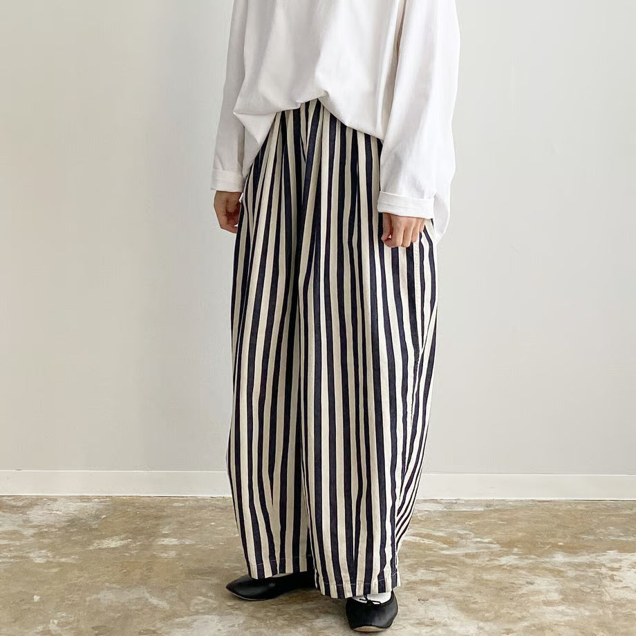HARVESTY STRIPES CIRCUS PANTS