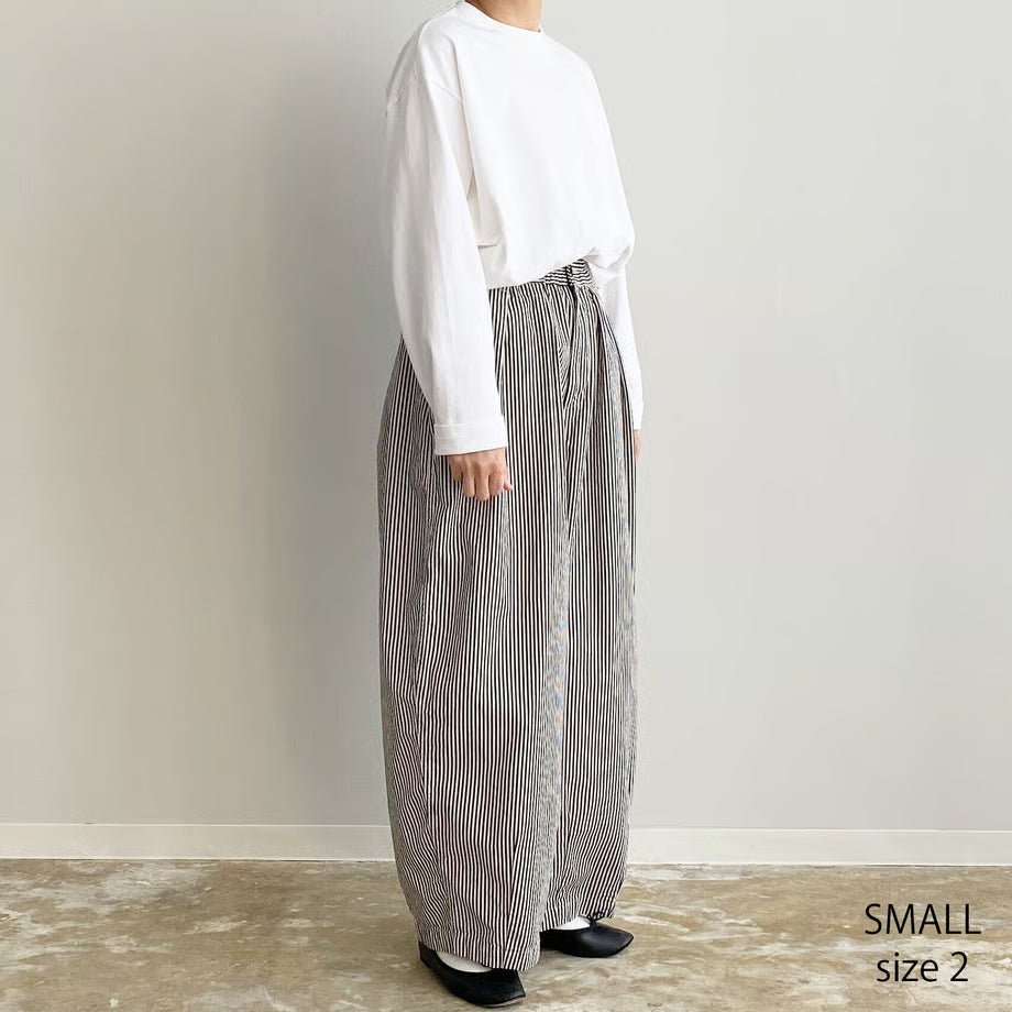 HARVESTY STRIPES CIRCUS PANTS