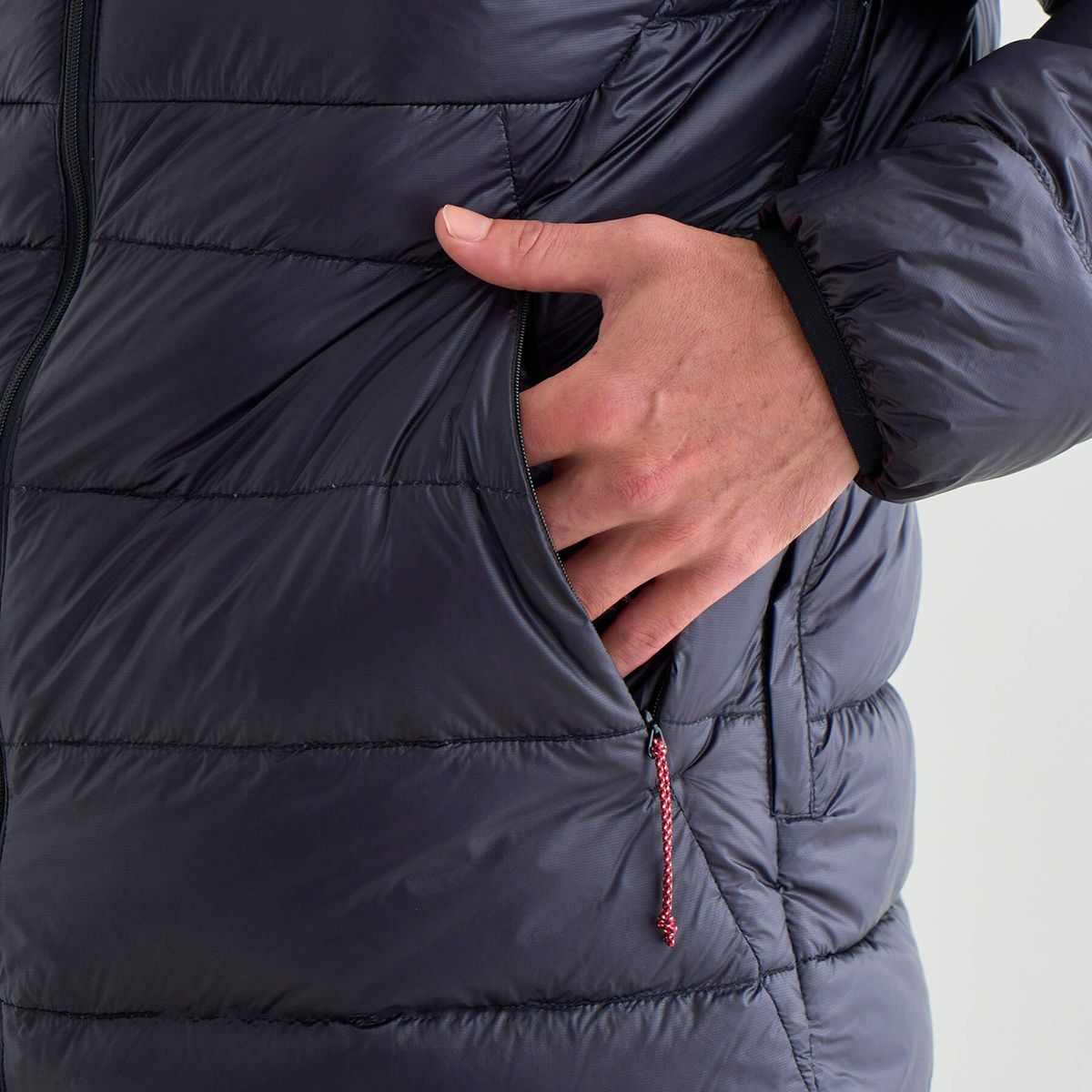 NANGA MINIMARHYTHM DOWN ZIP HOODIE