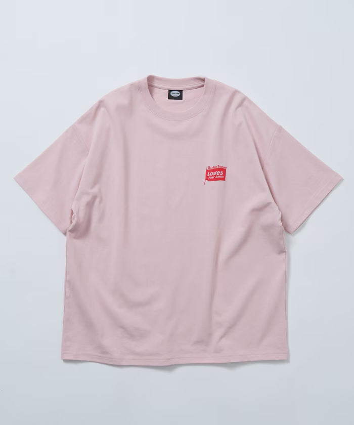 Burger Factory x FREAK'S STORE Burger Factory Special Big Silhouette Back Print Crew Neck T-shirt