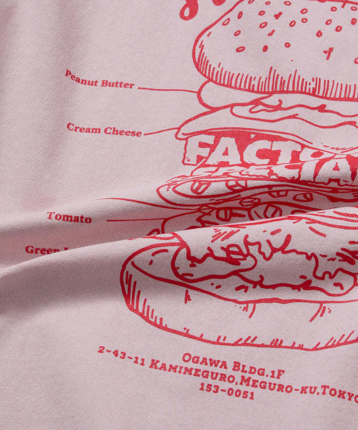 Burger Factory x FREAK'S STORE Burger Factory Special Big Silhouette Back Print Crew Neck T-shirt