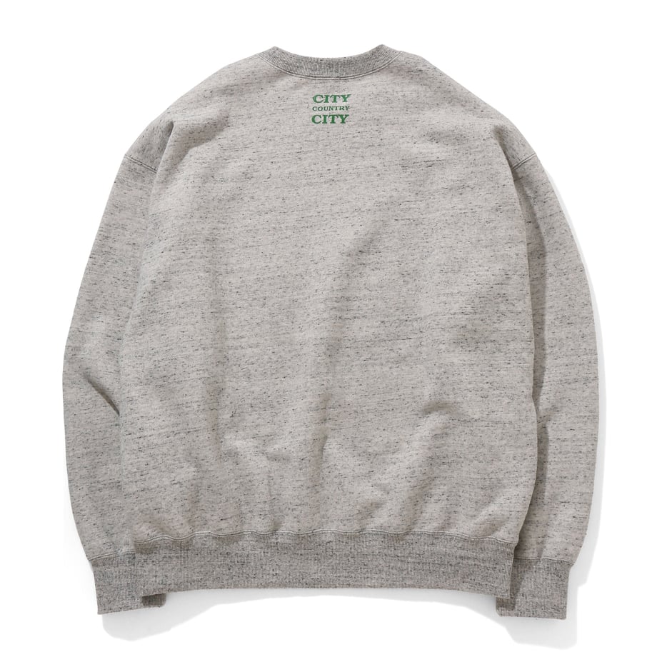 CITY COUNTRY CITY x TRATORIA LA VERDE_ EMBROIDERED LOGO COTTON SWEAT SHIRT