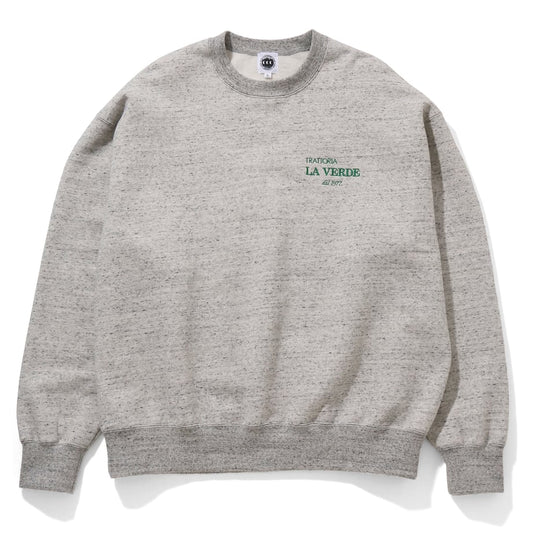 CITY COUNTRY CITY x TRATORIA LA VERDE_ EMBROIDERED LOGO COTTON SWEAT SHIRT