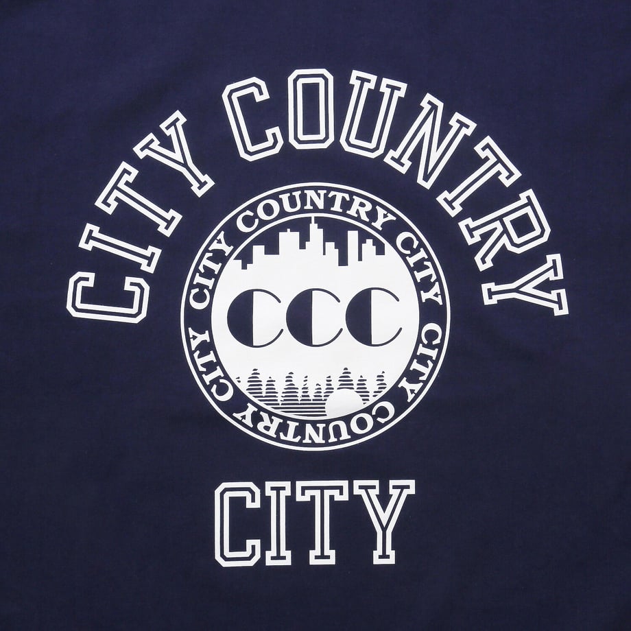 CITY COUNTRY CITY Cotton T-shirt College Logo