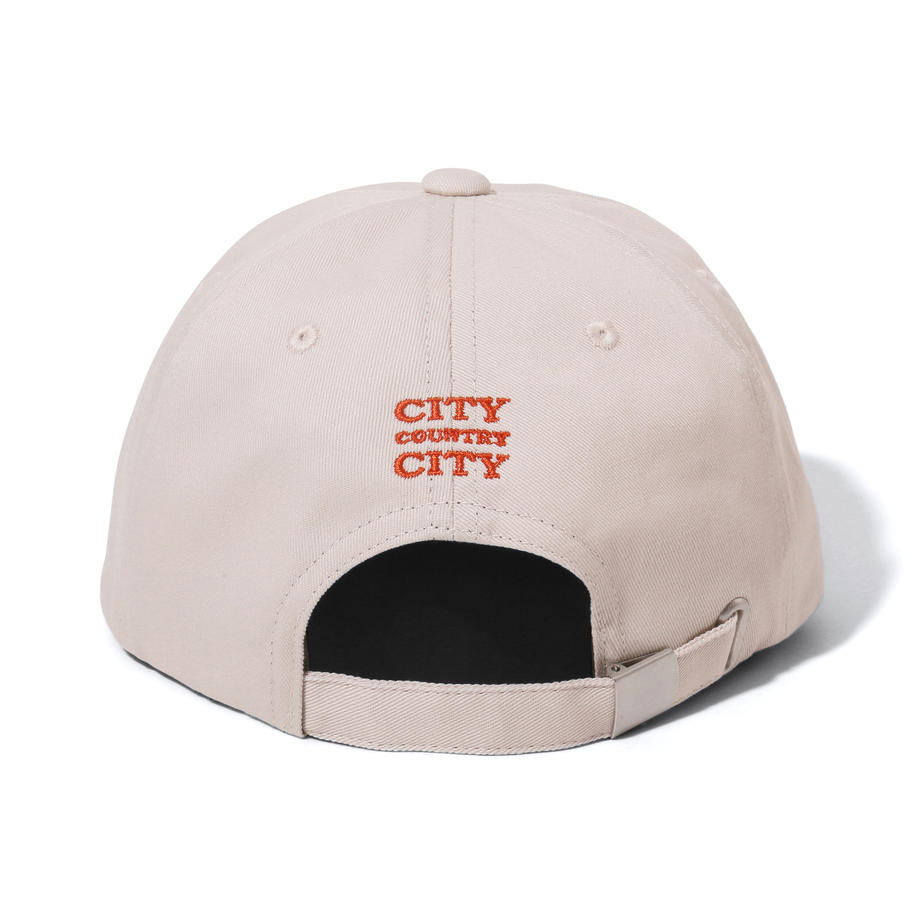 CITY COUNTRY CITY Embroiderd Logo Cotton Cap_C