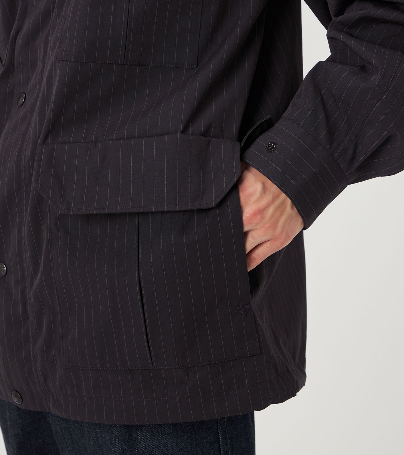 Purple Label 65/35 Striped Mountain Parka
